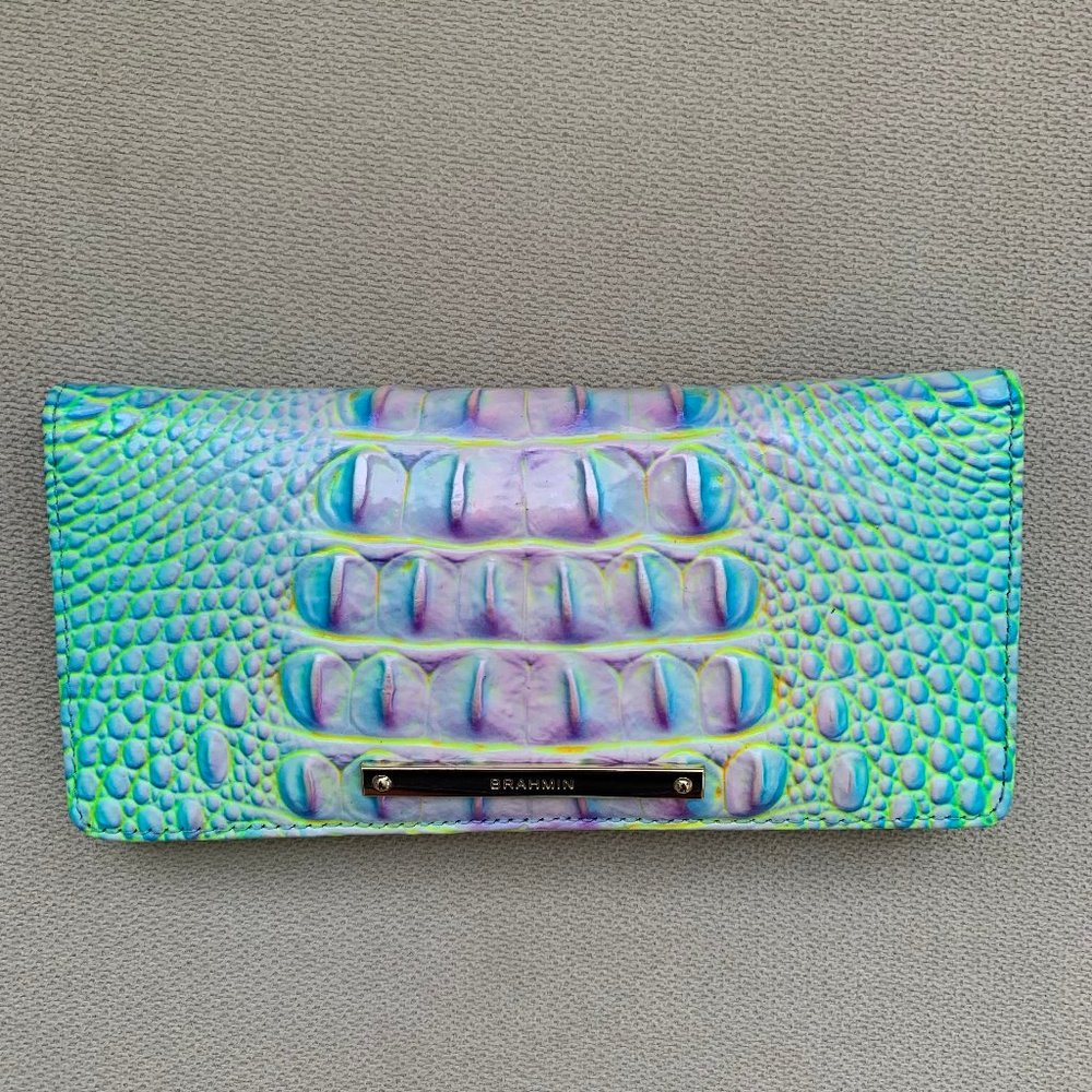 Brahmin Cotton Candy Ombre Melbourne Ady Wallet - Picture 9 of 10